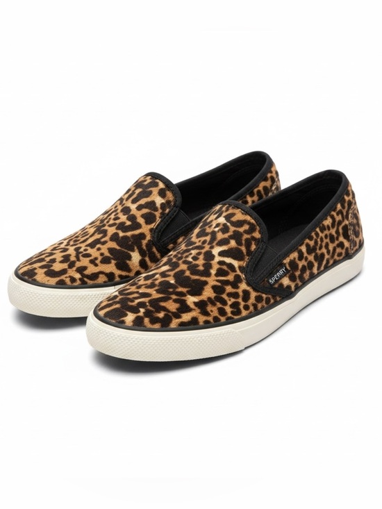Sperry Shoes - Sperry Animal Print Calf Hair Seaside
Slip On Sneakers